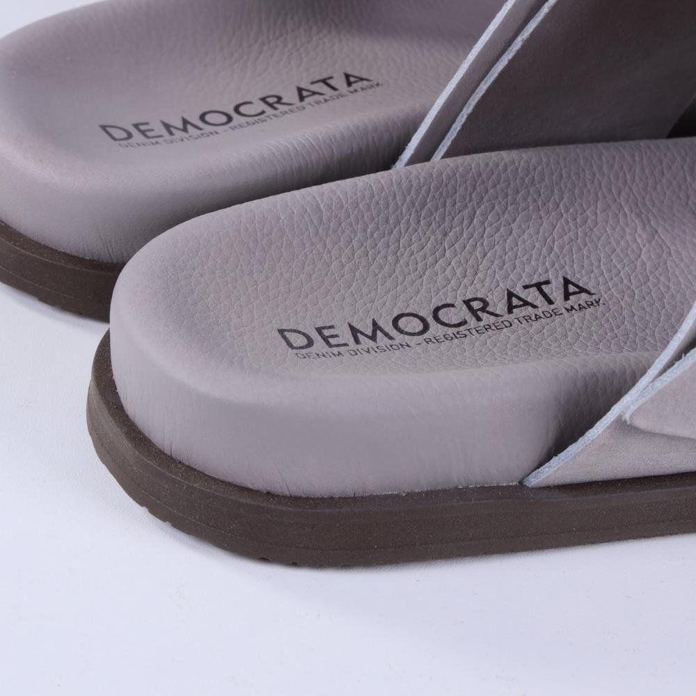 Sandália Masculina Democrata 554101 Cinza Cinza 5