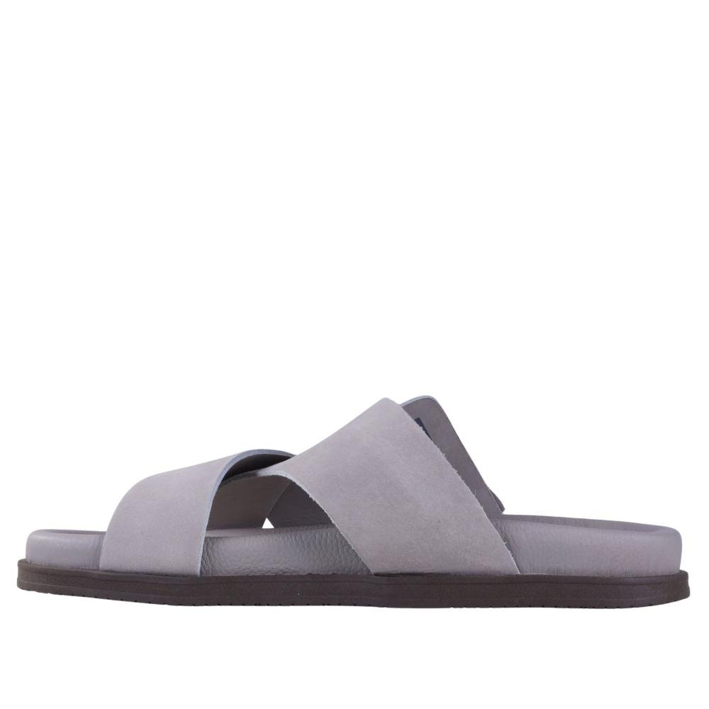 Sandália Masculina Democrata 554101 Cinza Cinza 7