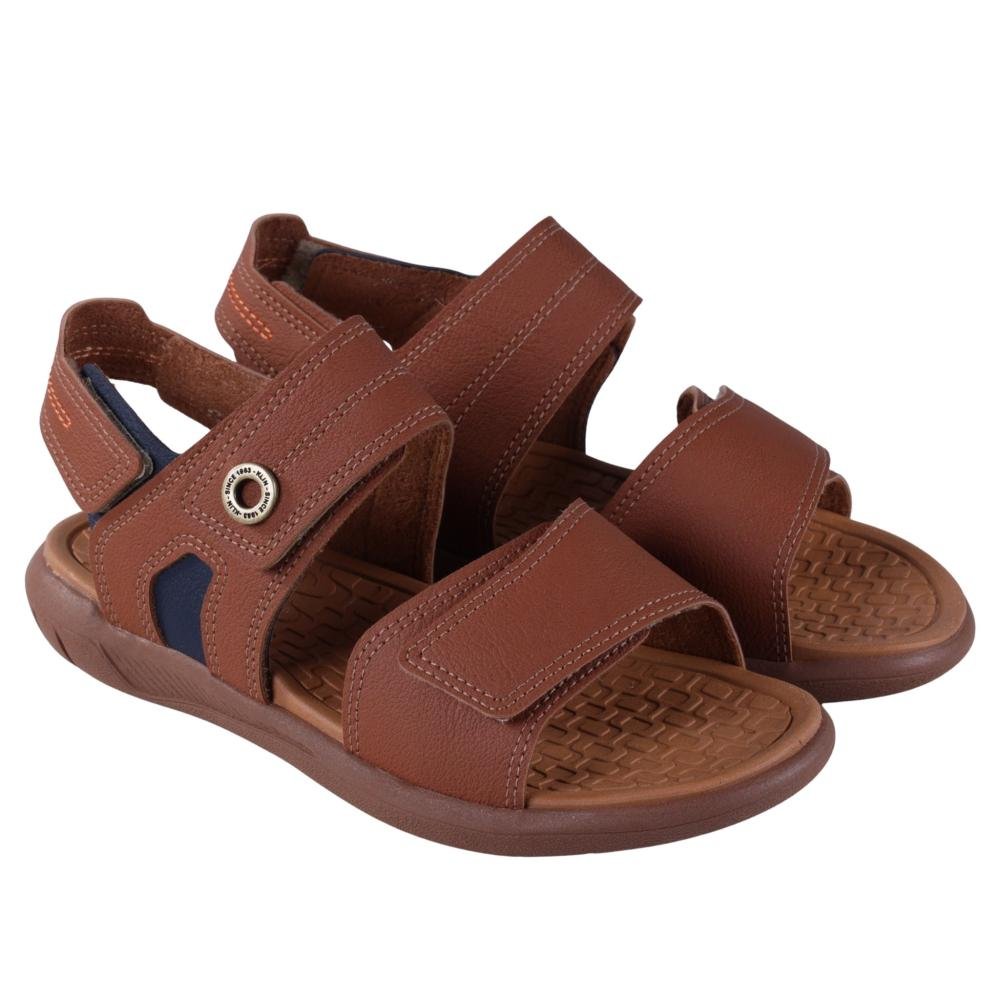 Sandália Infantil Menino Klin 129178 Whisky Marrom 2