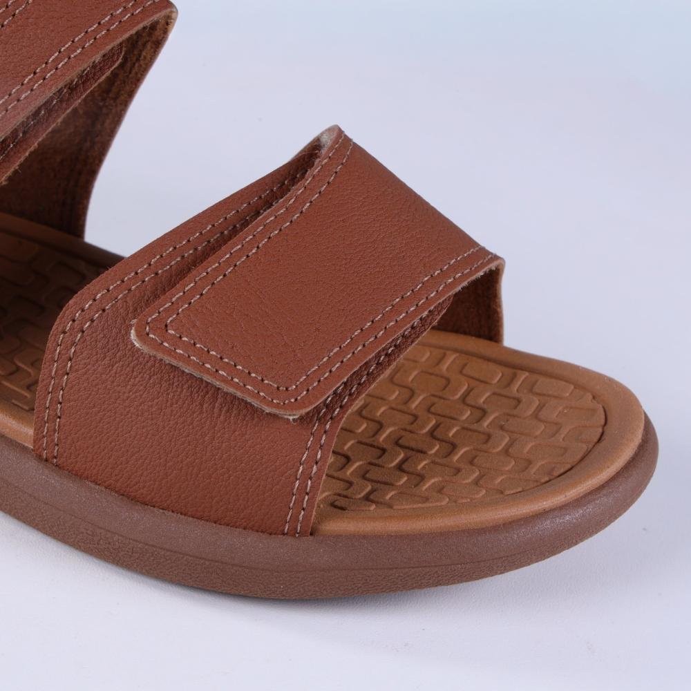 Sandália Infantil Menino Klin 129178 Whisky Marrom 3