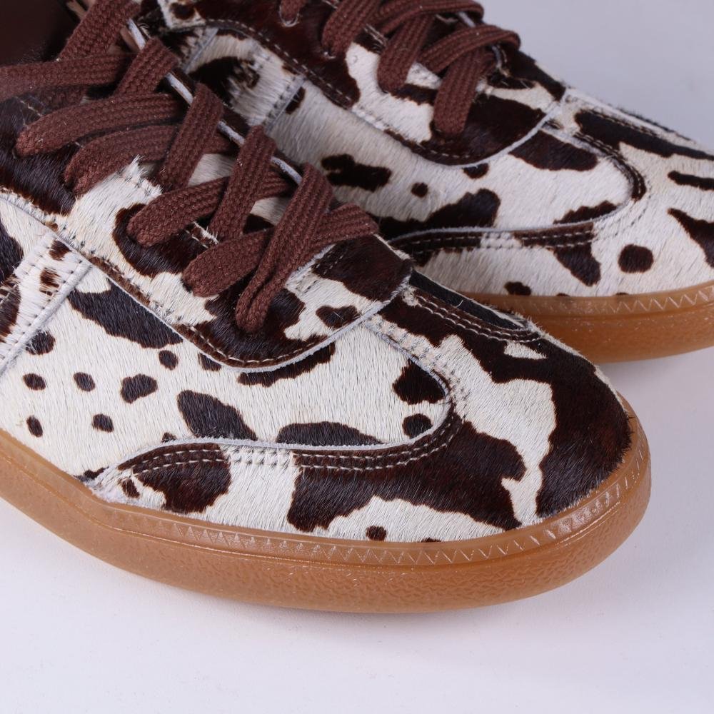 Tênis Feminino Animal Print Zariff 2101-6665 Marrom/Branco Animal Print 3