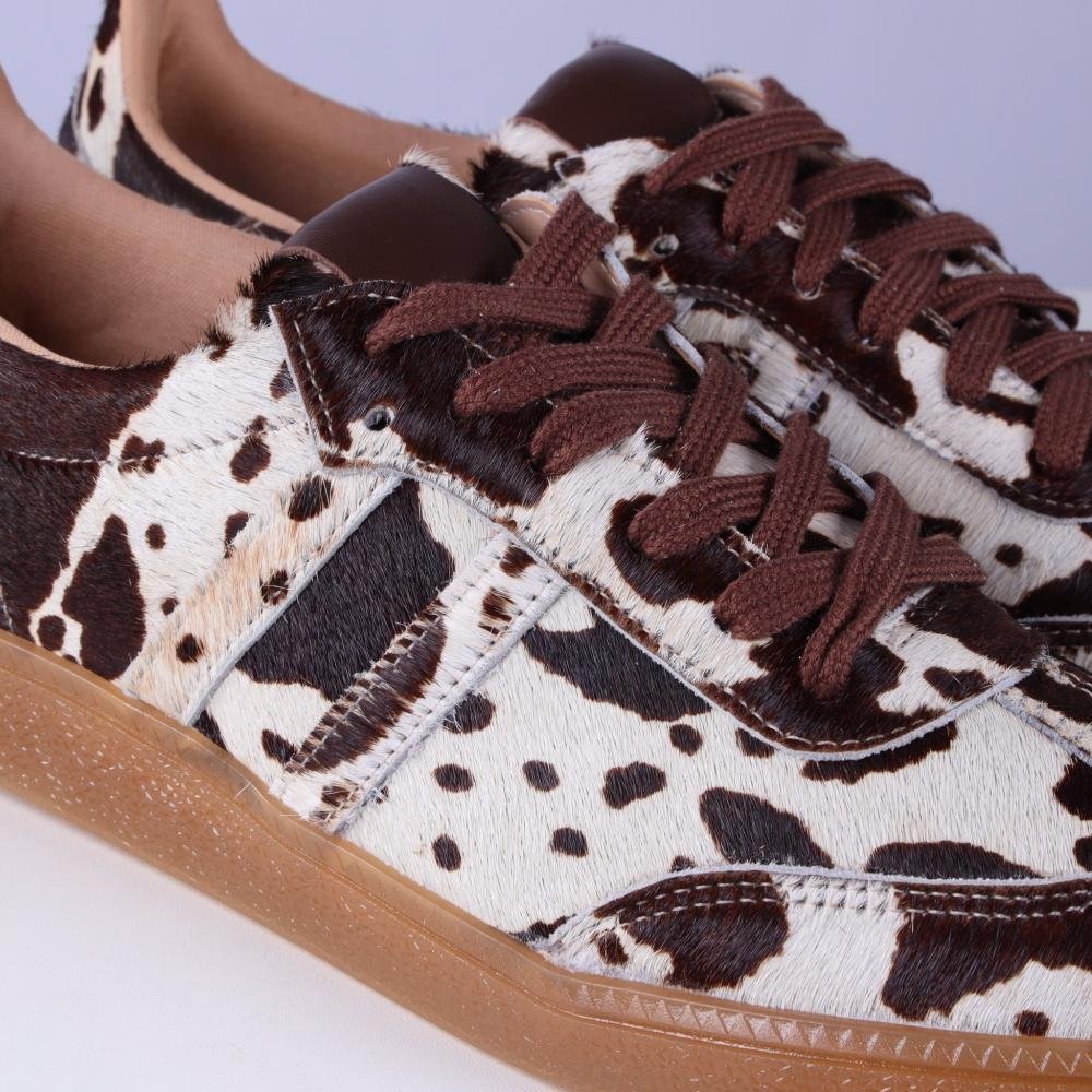 Tênis Feminino Animal Print Zariff 2101-6665 Marrom/Branco Animal Print 5