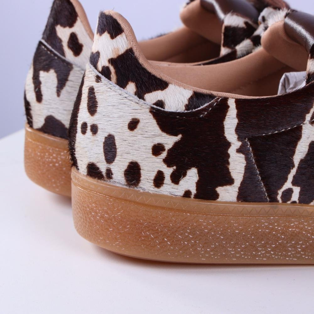 Tênis Feminino Animal Print Zariff 2101-6665 Marrom/Branco Animal Print 4