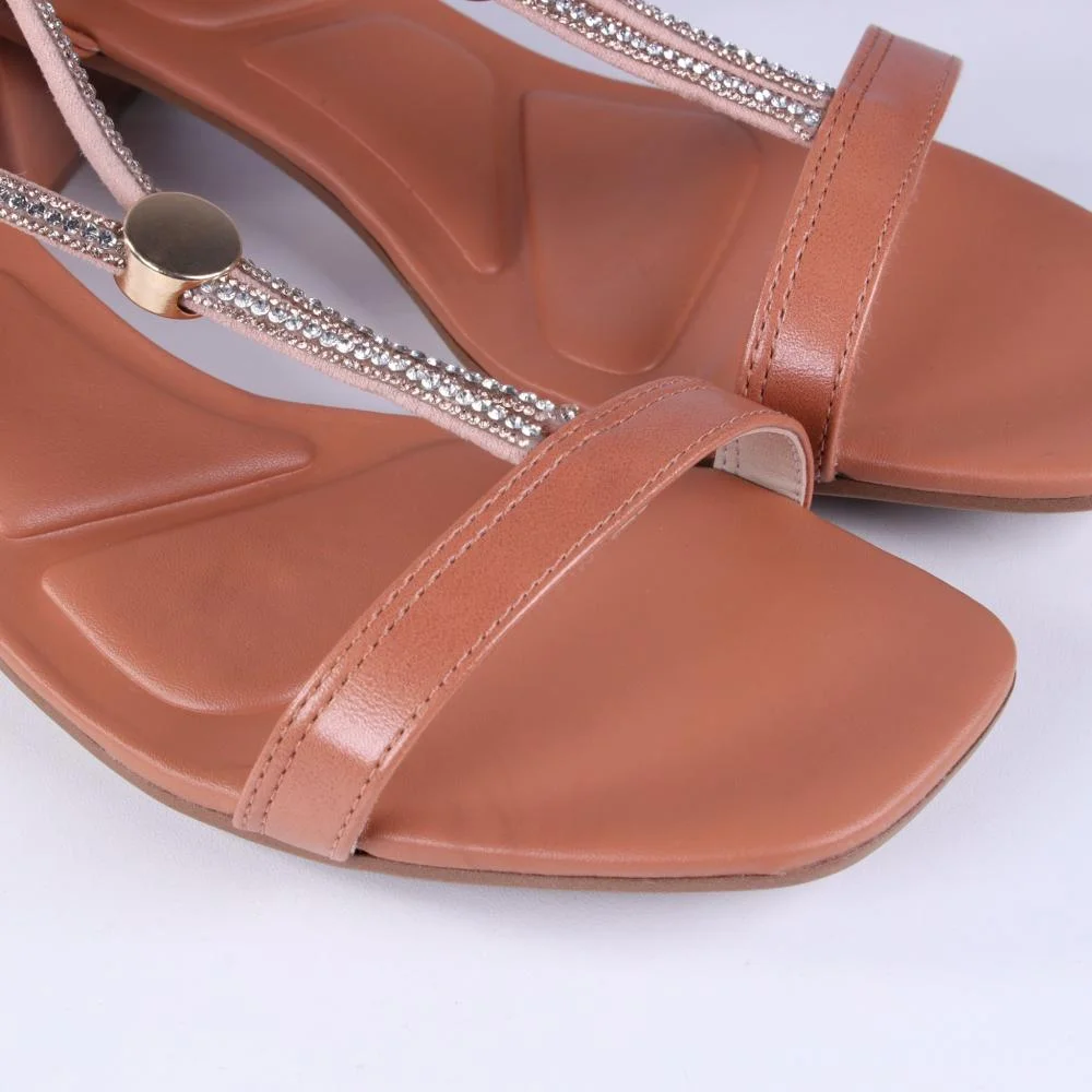 Sandália Feminina Zariff 5287-484 Blush Marrom 3