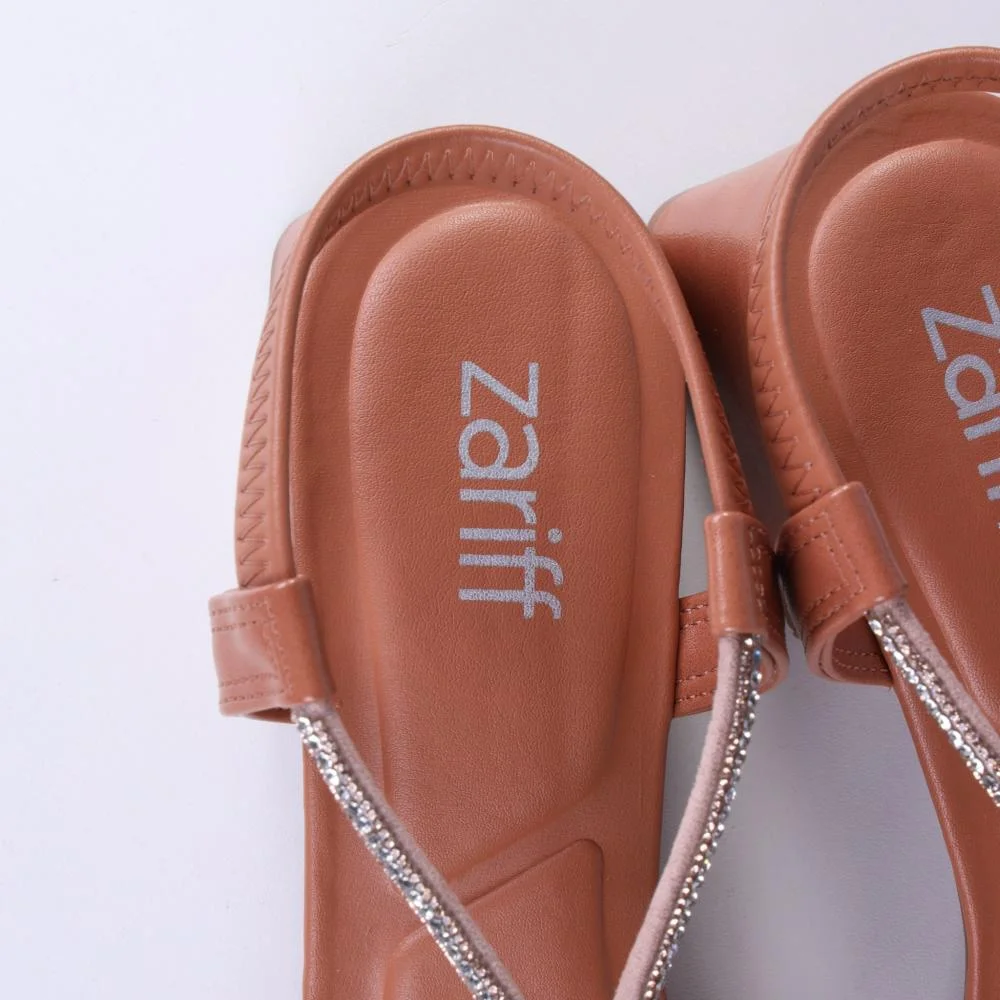 Sandália Feminina Zariff 5287-484 Blush Marrom 5