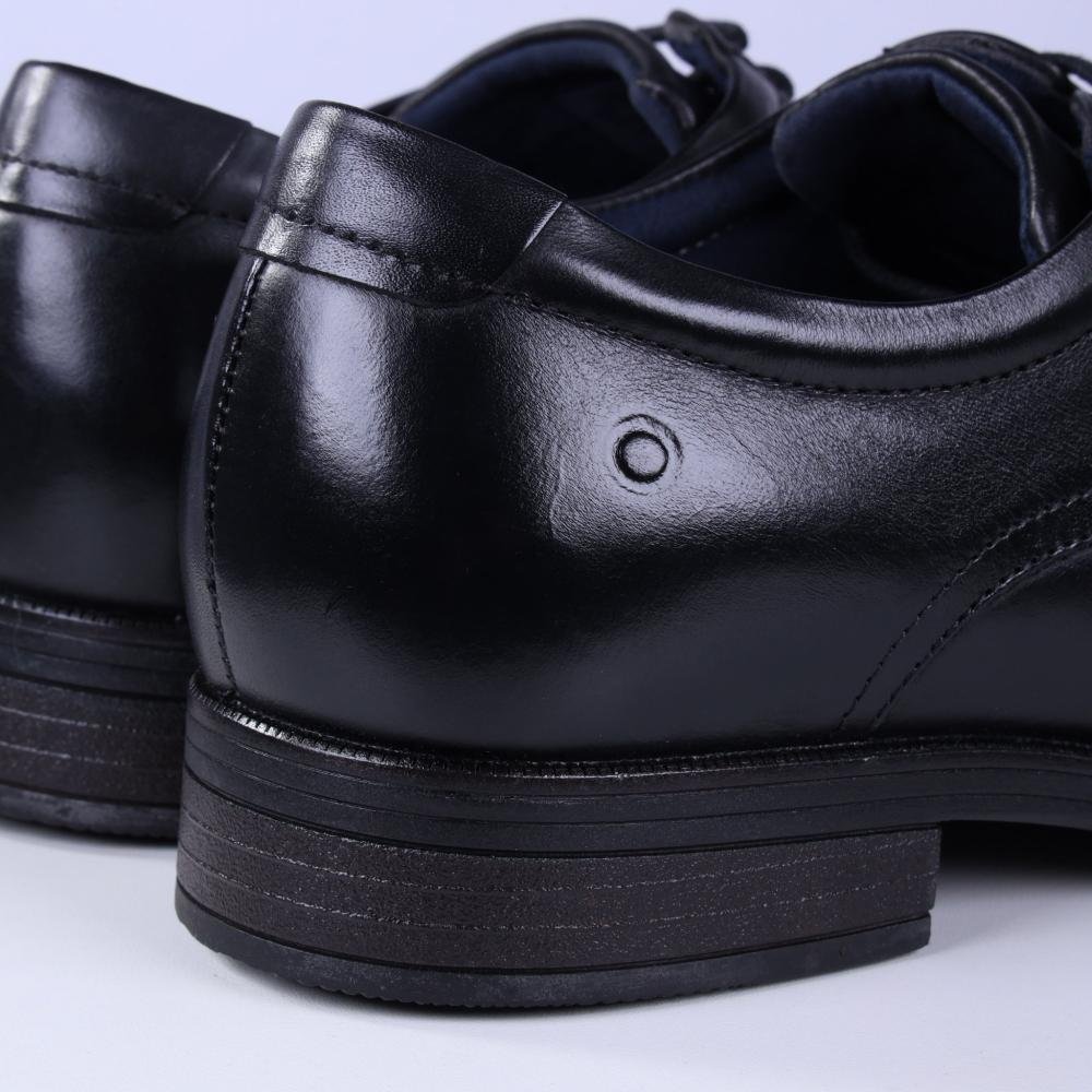 Sapato Masculino Democrata 650101 Preto Preto 6