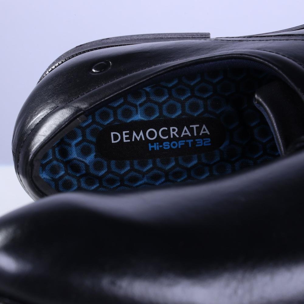 Sapato Masculino Democrata 650101 Preto Preto 7