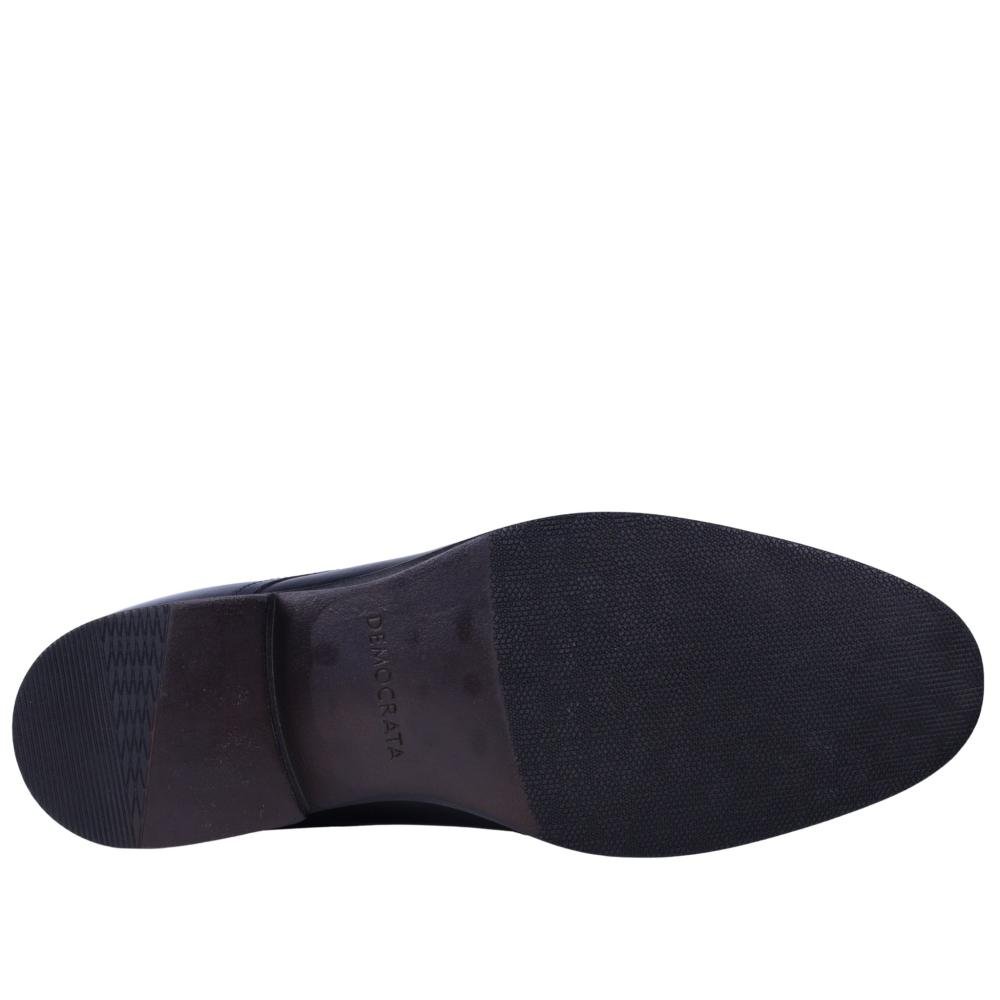 Sapato Masculino Democrata 650101 Preto Preto 8