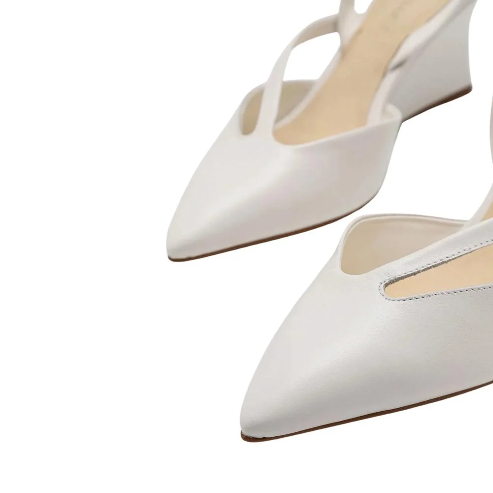 Scarpin Capodarte Feminino Anabela 4019267 Branco Branco 4