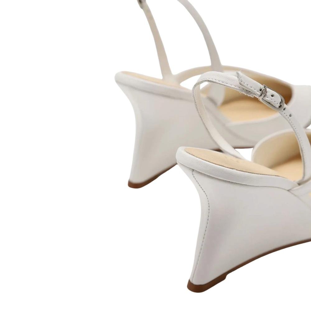 Scarpin Capodarte Feminino Anabela 4019267 Branco Branco 5