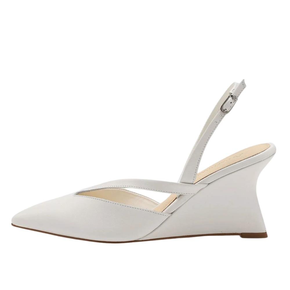 Scarpin Capodarte Feminino Anabela 4019267 Branco Branco 6