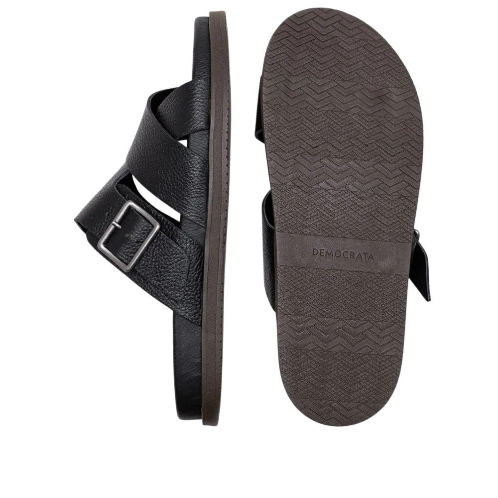 Sandália Masculina Democrata 554101 Preto Preto 4