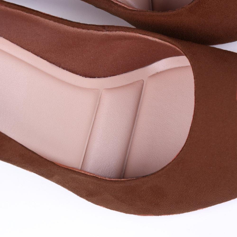 Scarpin Feminino Zariff em Camurça 9430-256 Pecan Marrom 5