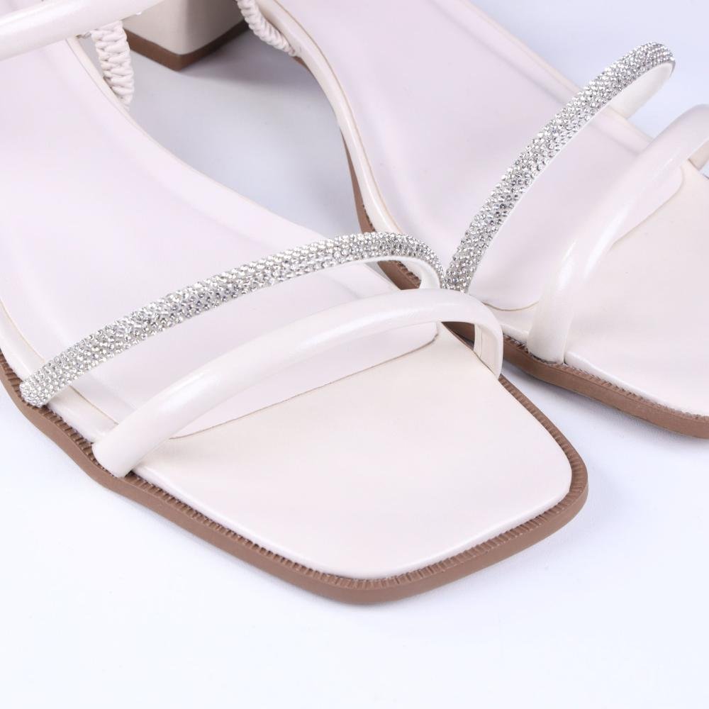 Sandália Di Valentini Feminina 5303.11503 Off White Branco 5