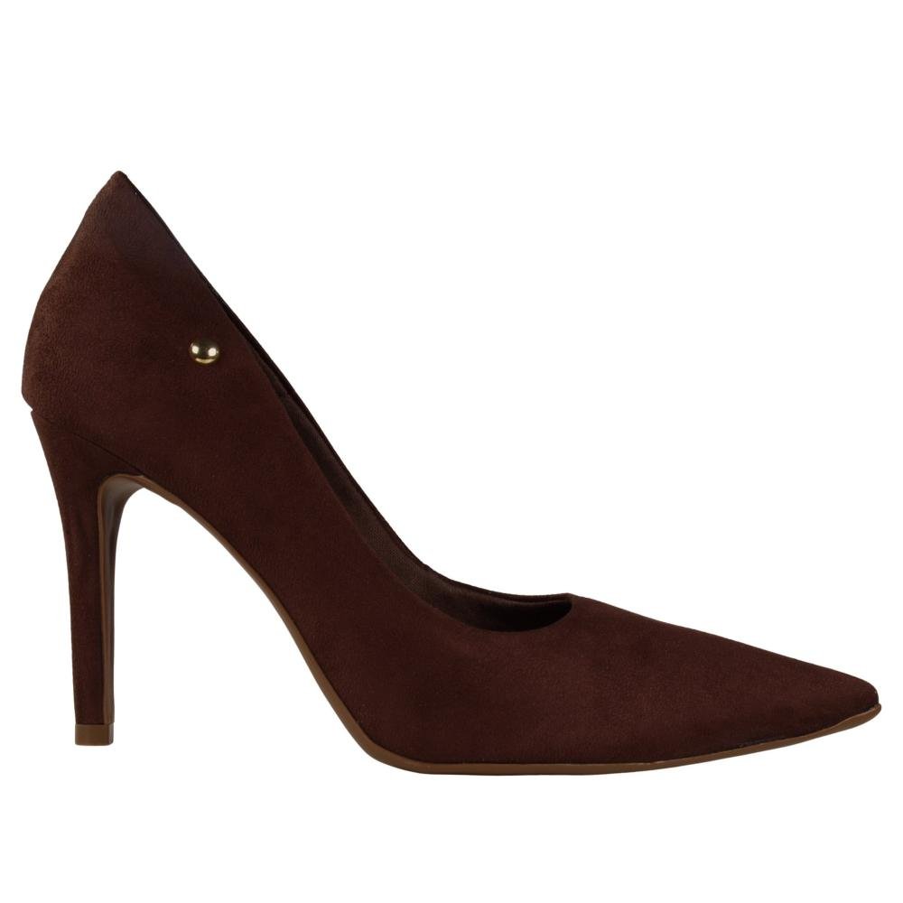 Scarpin Feminino Zariff em Camurça 9430-256 Cacau