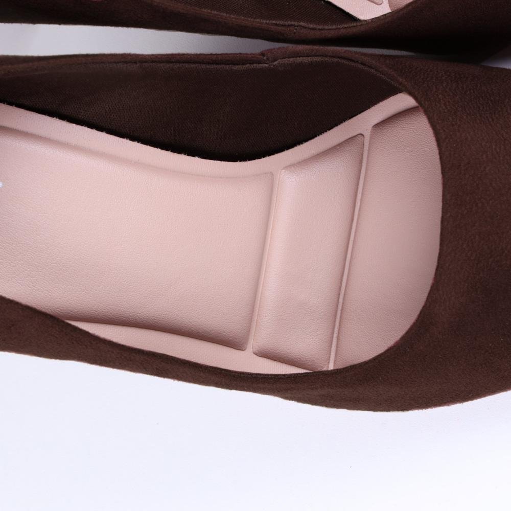 Scarpin Feminino Zariff em Camurça 9430-256 Cacau Marrom 3