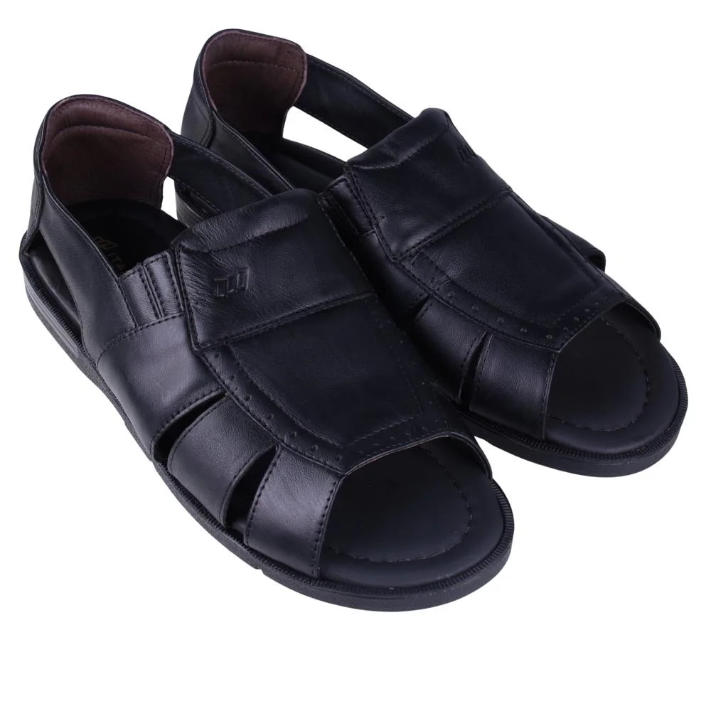 Sandália Masculina Italianinho 10340503 Preto Preto 2