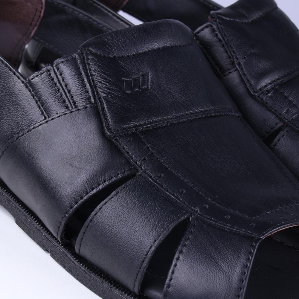 Sandália Masculina Italianinho 10340503 Preto Preto 5