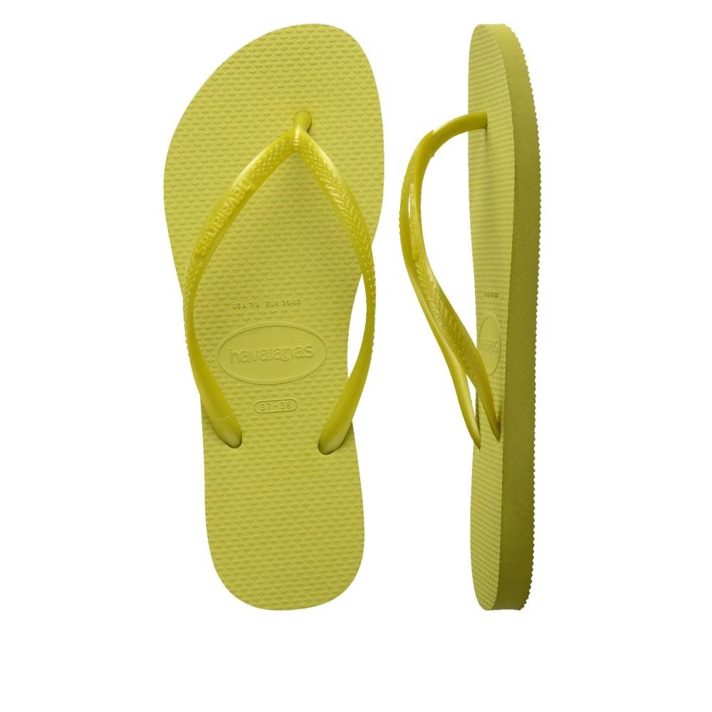 Chinelo Feminino Havaianas Slim Wild Lime Amarelo 3
