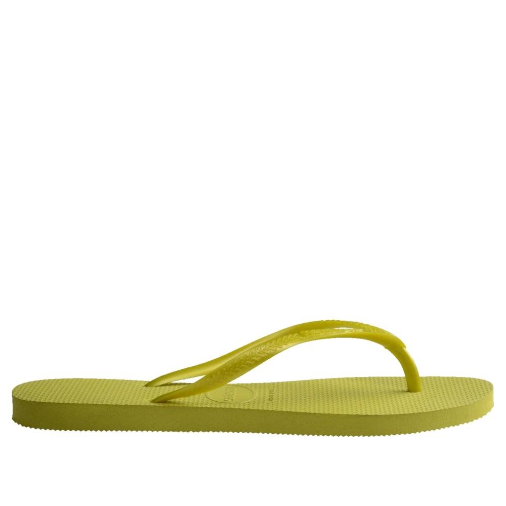 Chinelo Feminino Havaianas Slim Wild Lime Amarelo 4