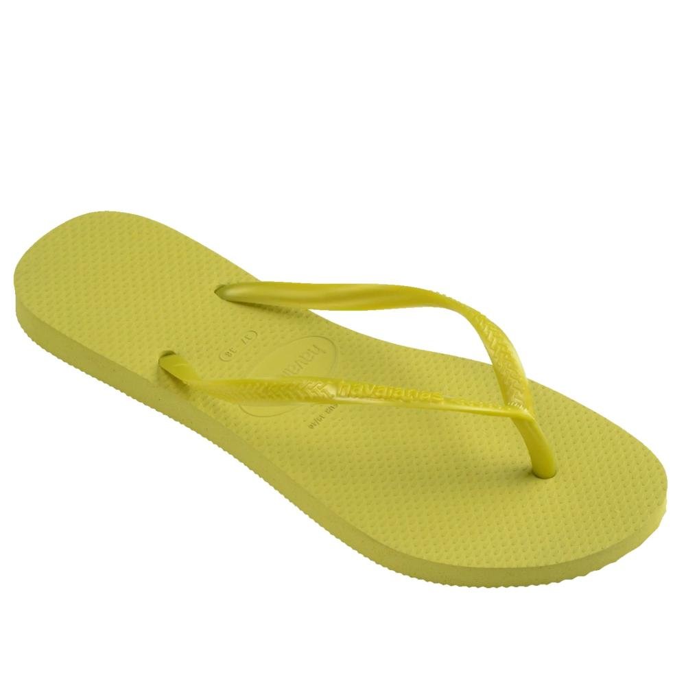 Chinelo Feminino Havaianas Slim Wild Lime Amarelo 5