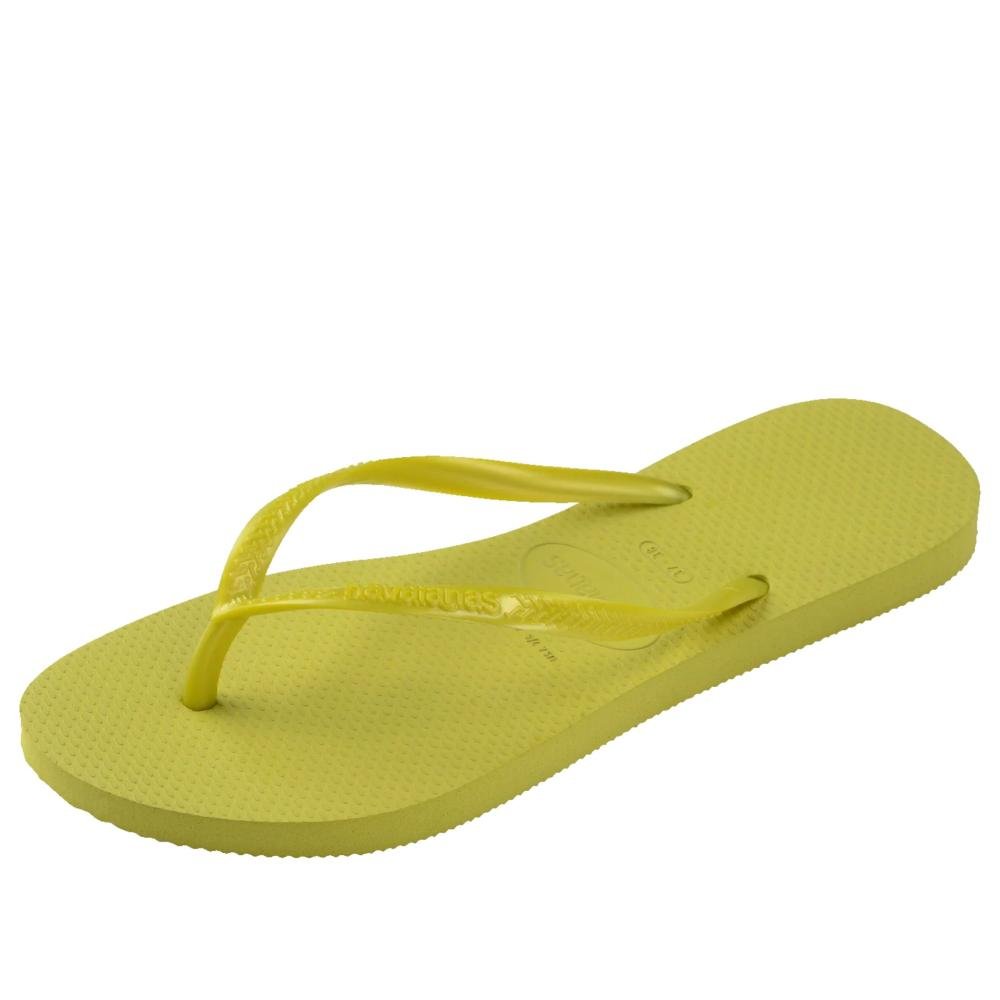 Chinelo Feminino Havaianas Slim Wild Lime Amarelo 6