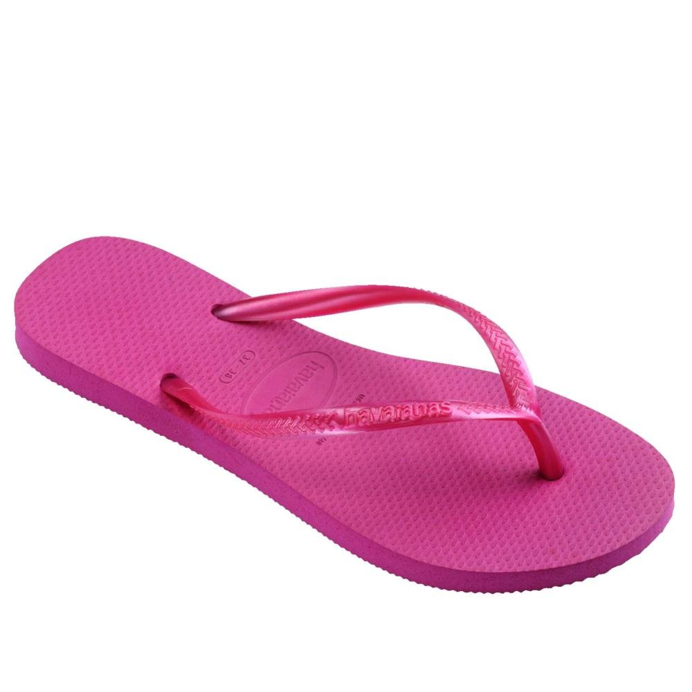 Chinelo Feminino Havaianas Slim Rosa Rosa 5