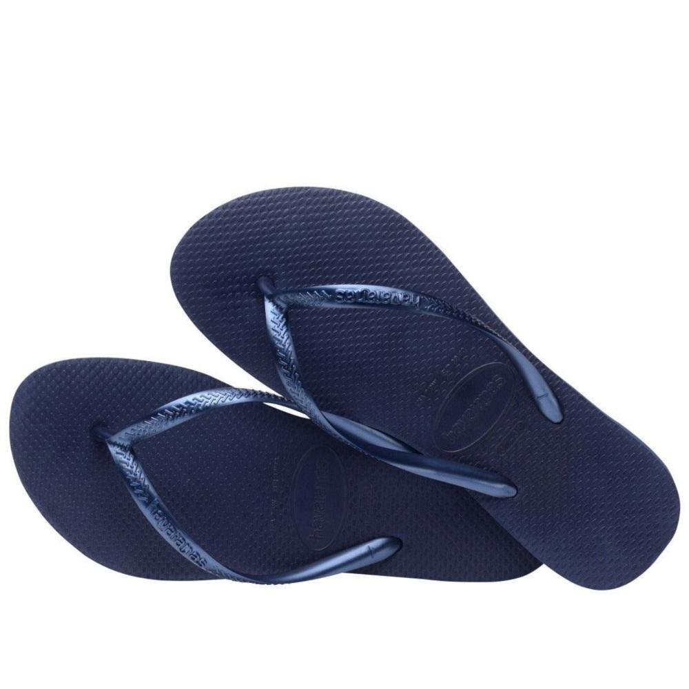 Chinelo Feminino Havaianas Slim Marinho Azul 4