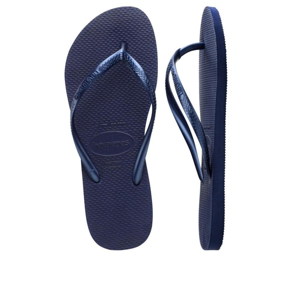 Chinelo Feminino Havaianas Slim Marinho Azul 5