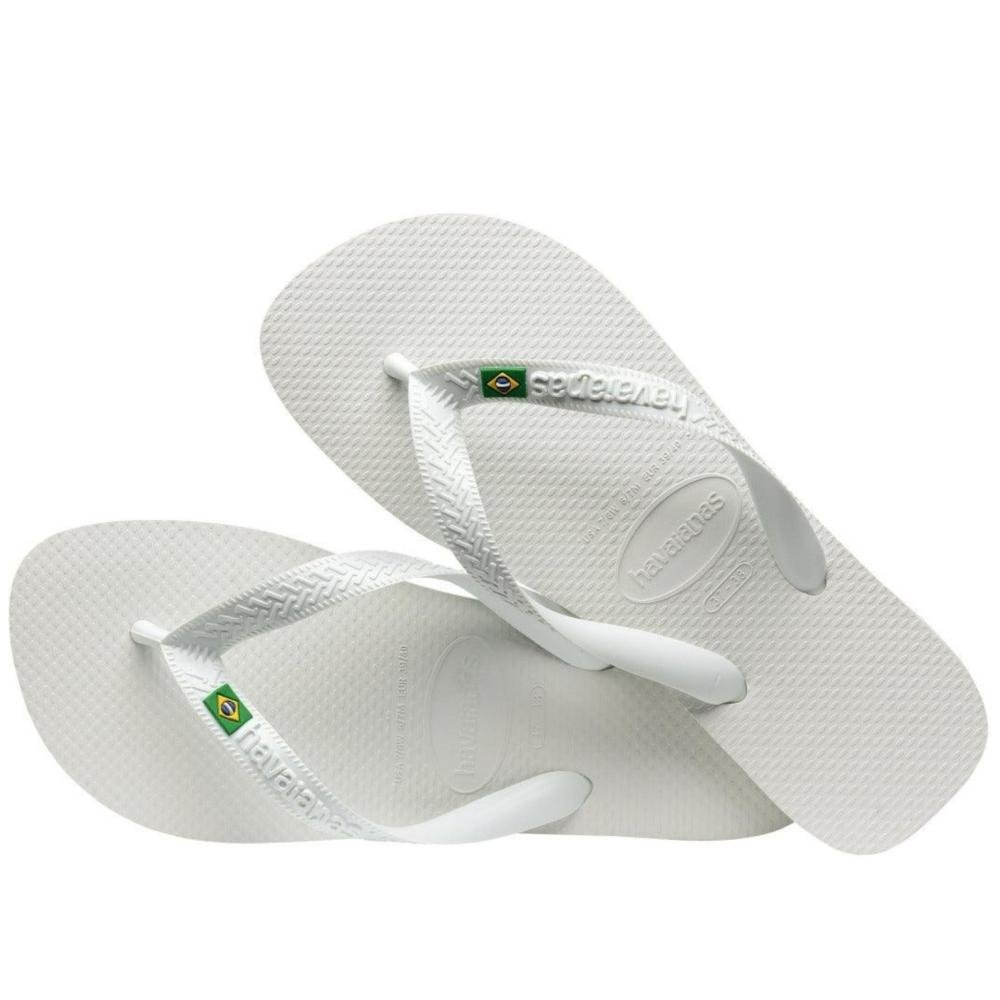 Chinelo Havaianas Brasil Branco Branco 2