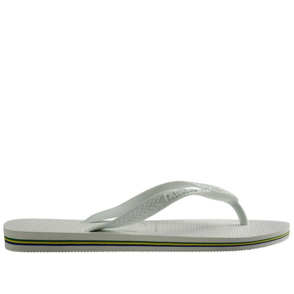 Chinelo Havaianas Brasil Branco Branco 5