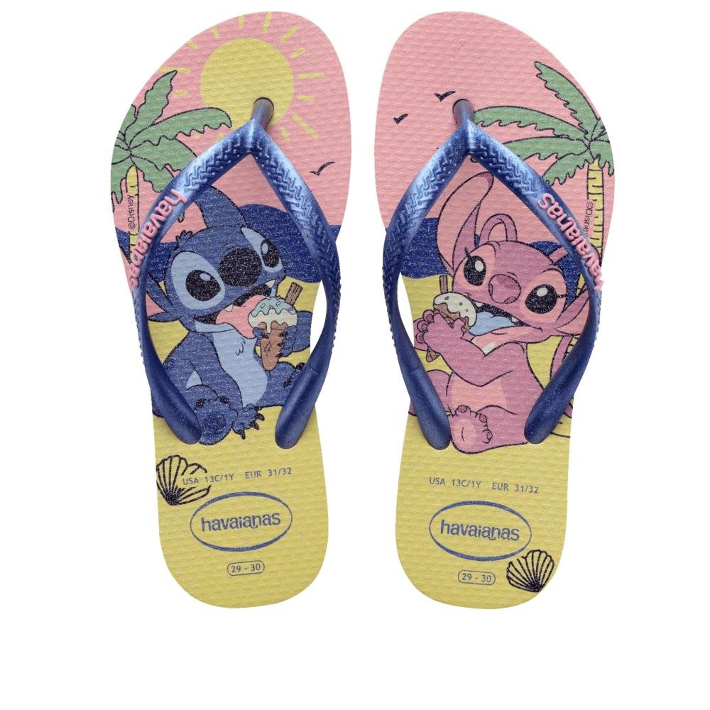 Chinelo Infantil Feminino Havaianas Slim Buttercream