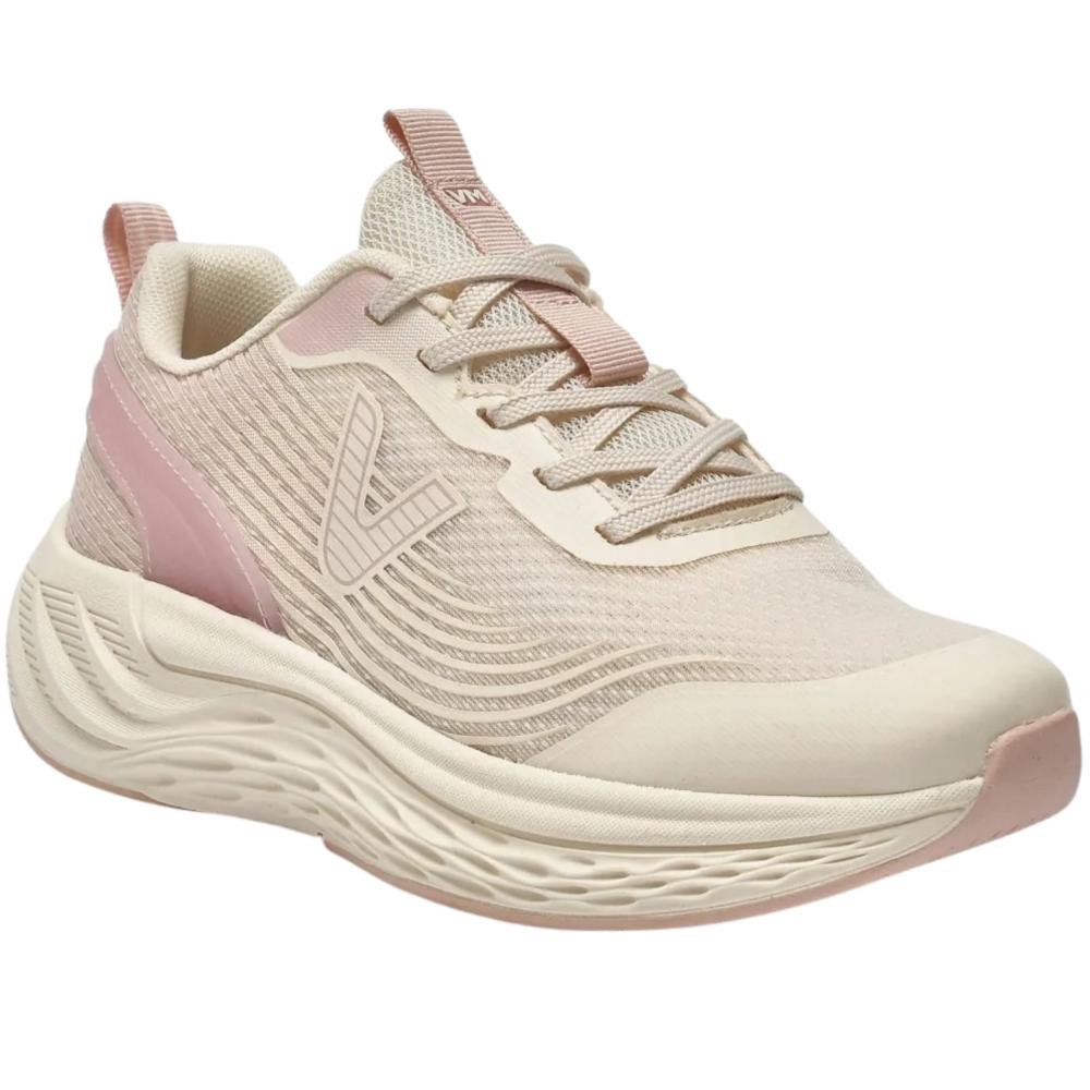 Tênis Running Via Marte Feminino 324-001 Rosa Bege 4