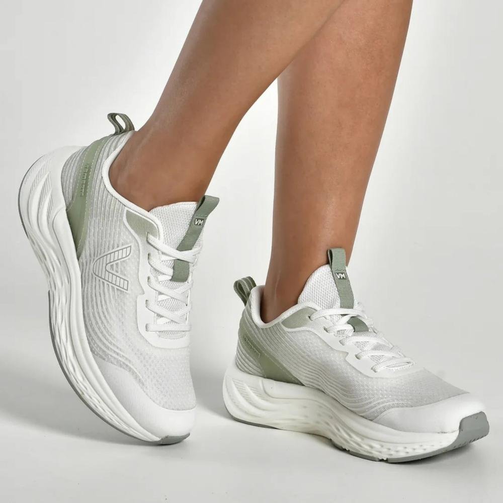 Tênis Running Via Marte Feminino 324-001 Verde Pistache 2