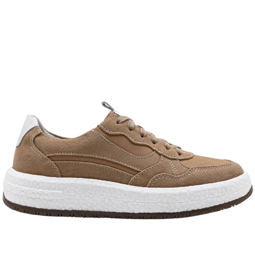 Tênis Feminino Casual Democrata 618104 Areia