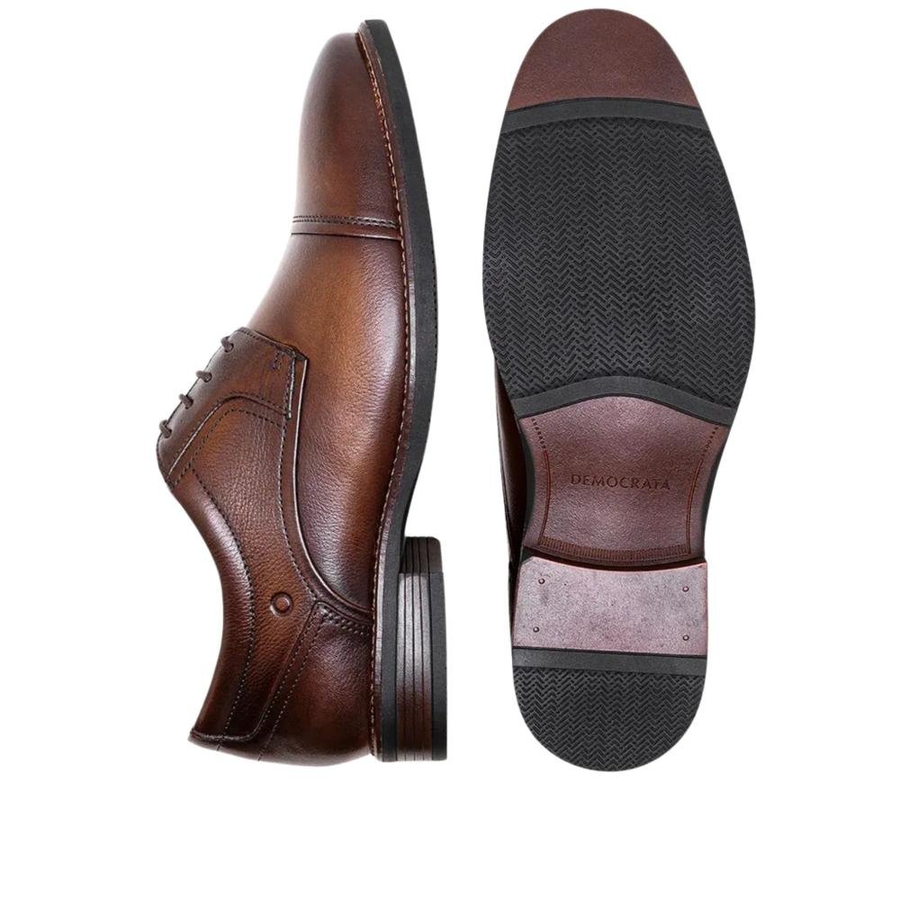Sapato Masculino Democrata 627101 Tan Marrom 3
