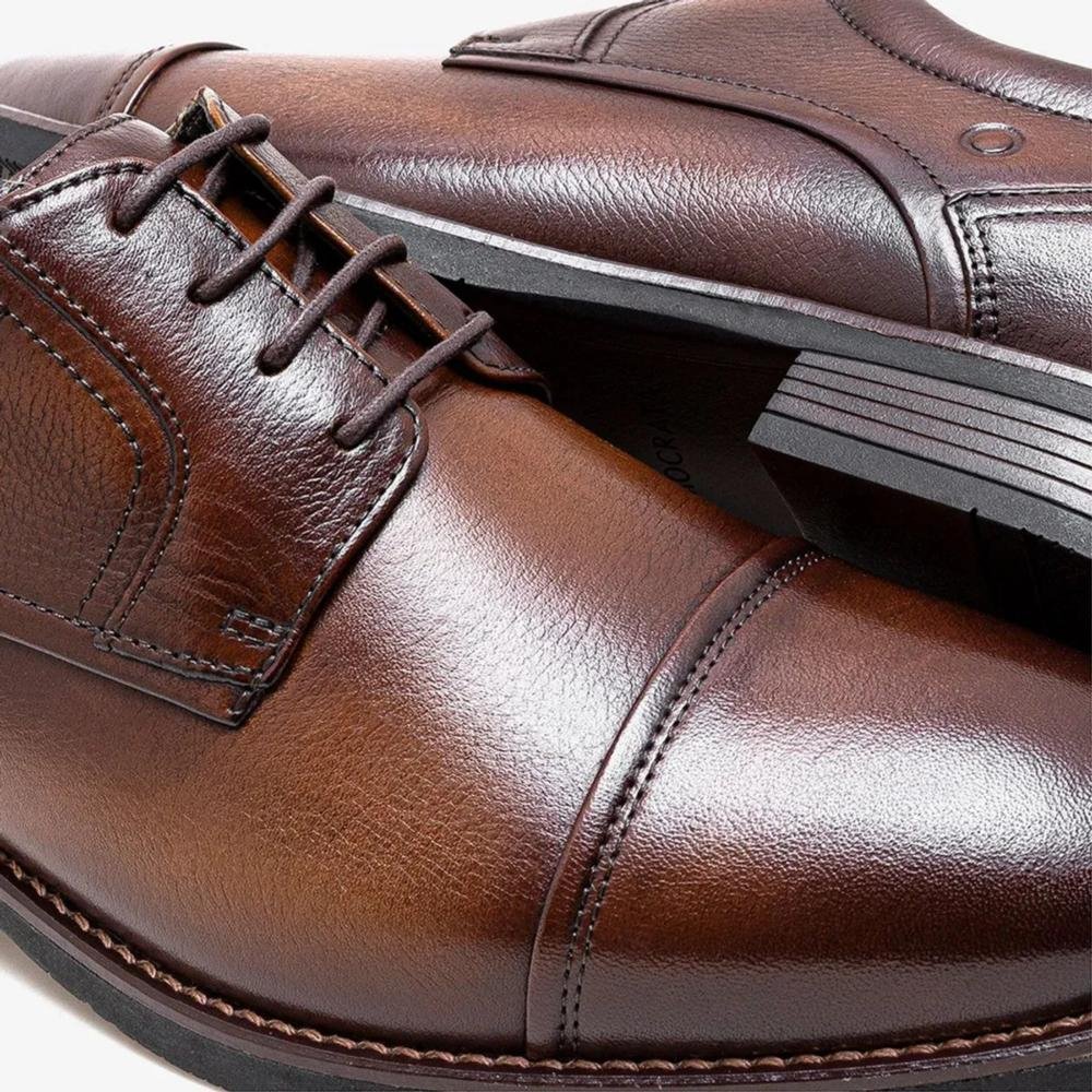 Sapato Masculino Democrata 627101 Tan Marrom 4
