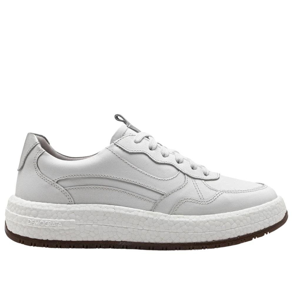 Tênis Feminino Casual Democrata 618104 Branco