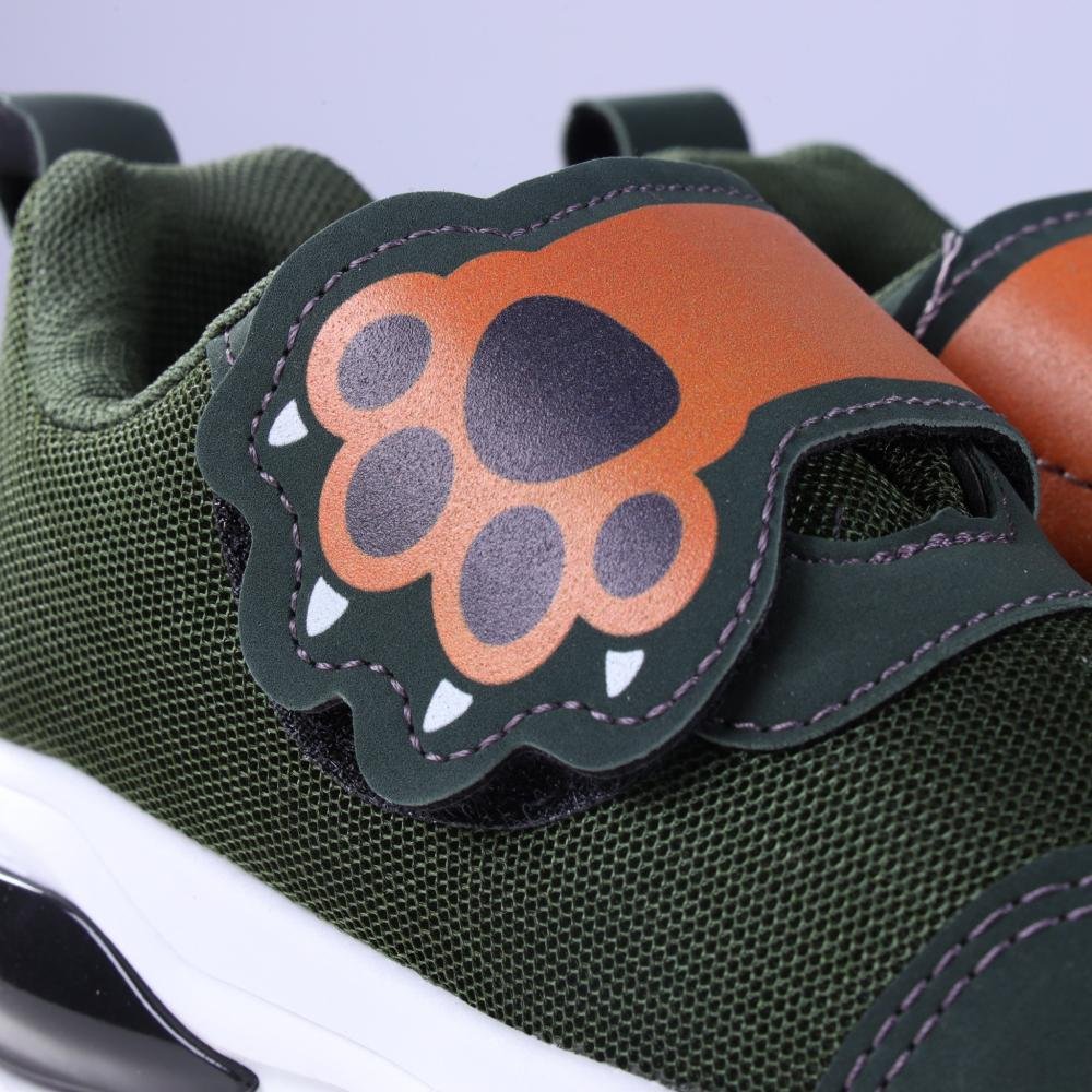 Tênis Infantil Menino Mini-pé com LED 2501. Verde Verde 3