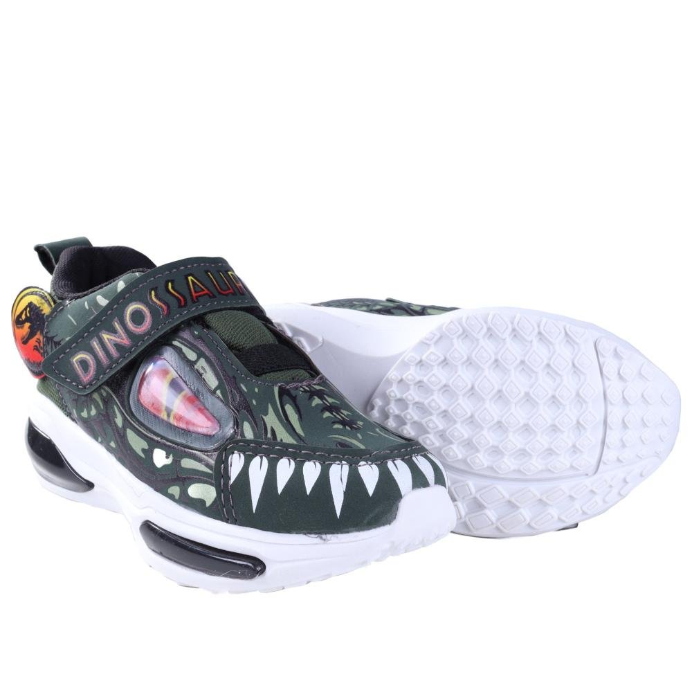 Tênis Infantil Led Menino Mini-Pe 2522 Verde Verde 5