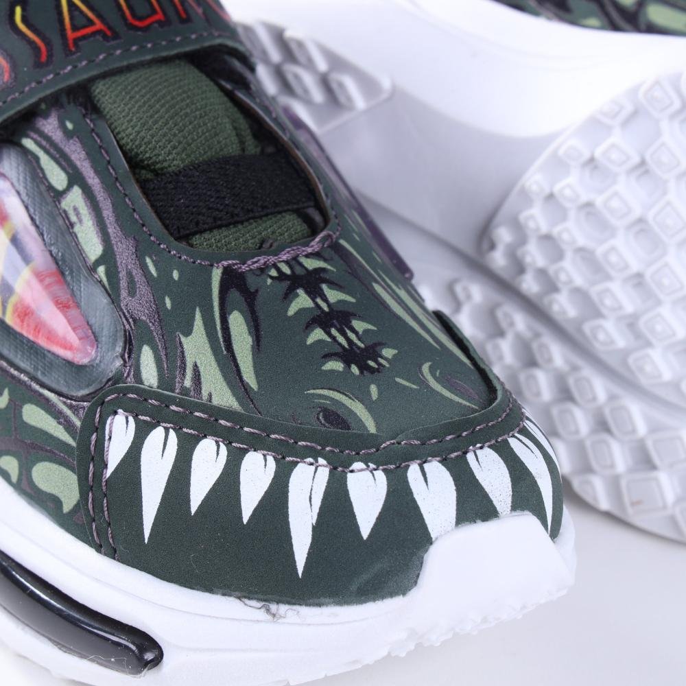 Tênis Infantil Led Menino Mini-Pe 2522 Verde Verde 6