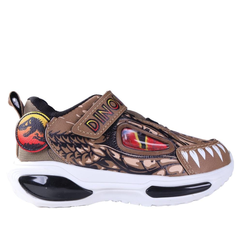 Tênis Infantil Led Menino Mini-Pe 2522 Caramelo