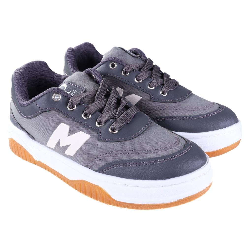 Tênis Infantil Menino Mini-pé 2524 Grafite Cinza 3