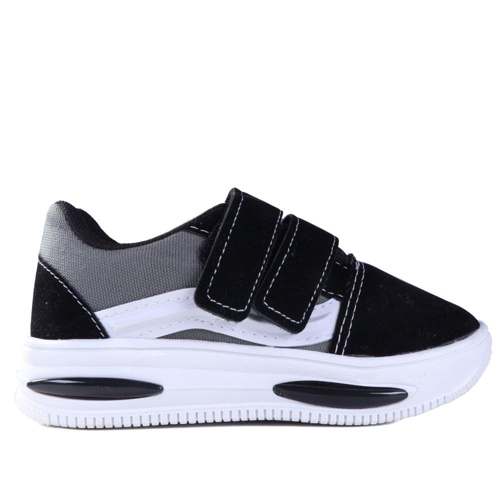 Tênis Infantil Menino LED Mini-pé 2515. Preto/Grafite