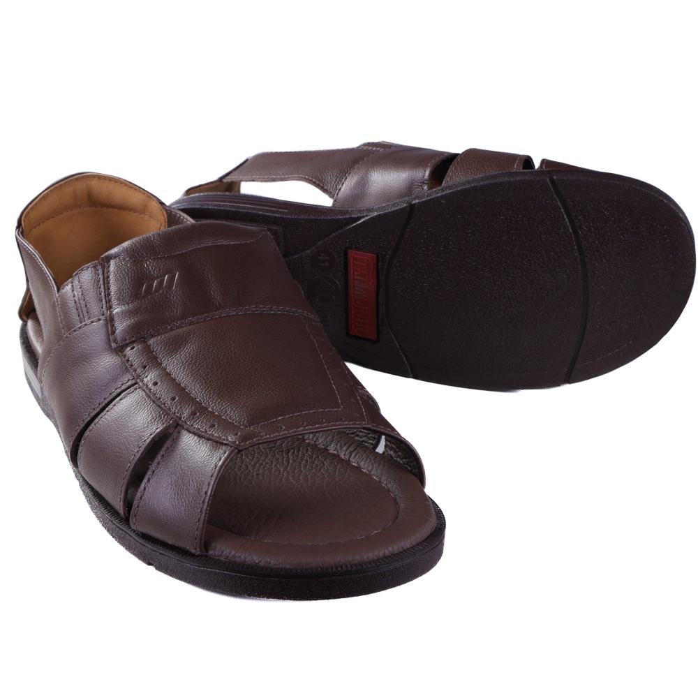 Sandália Masculina Italianinho 10340503 Cafe Marrom 5