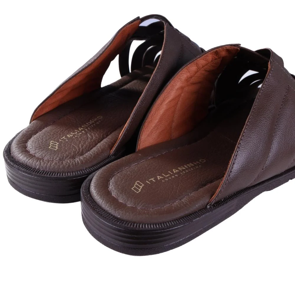 Chinelo Masculino Italianinho 10340101 Cafe Marrom 4