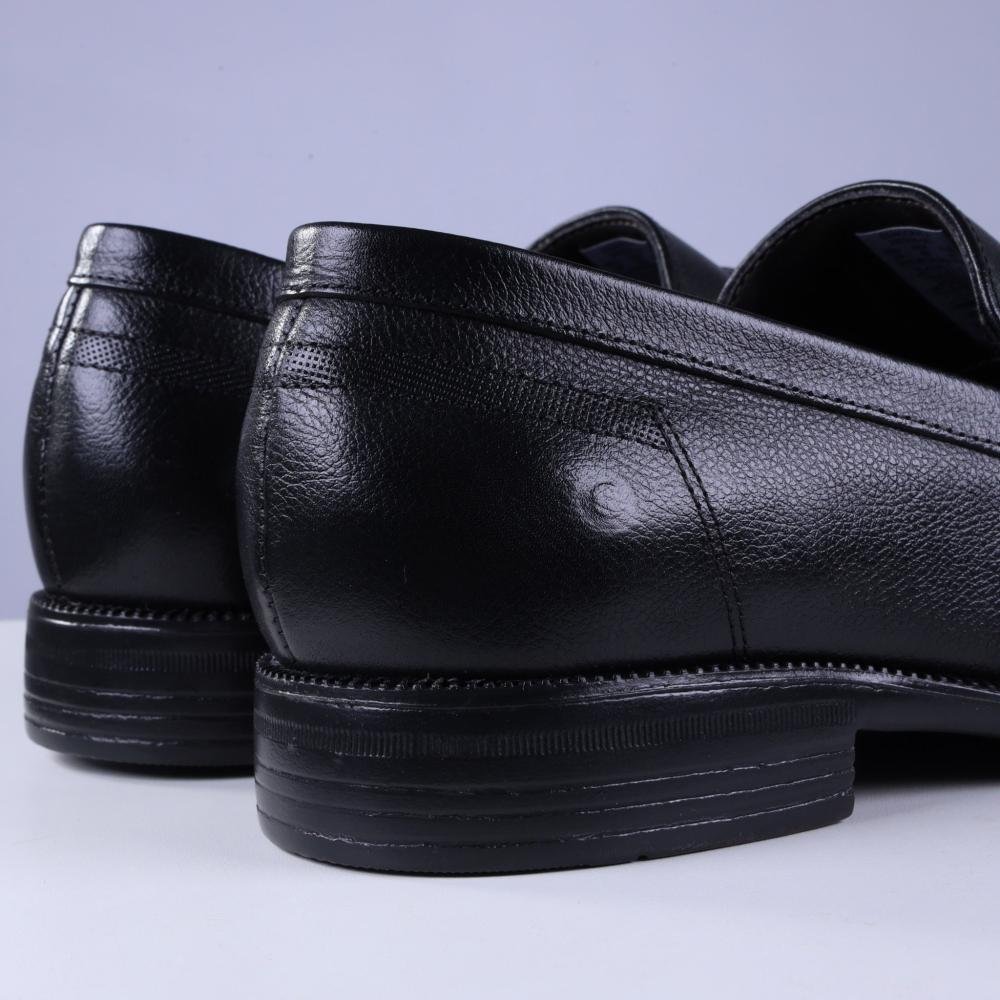 Sapato Masculino Democrata Mocassim 282206 Preto Preto 6