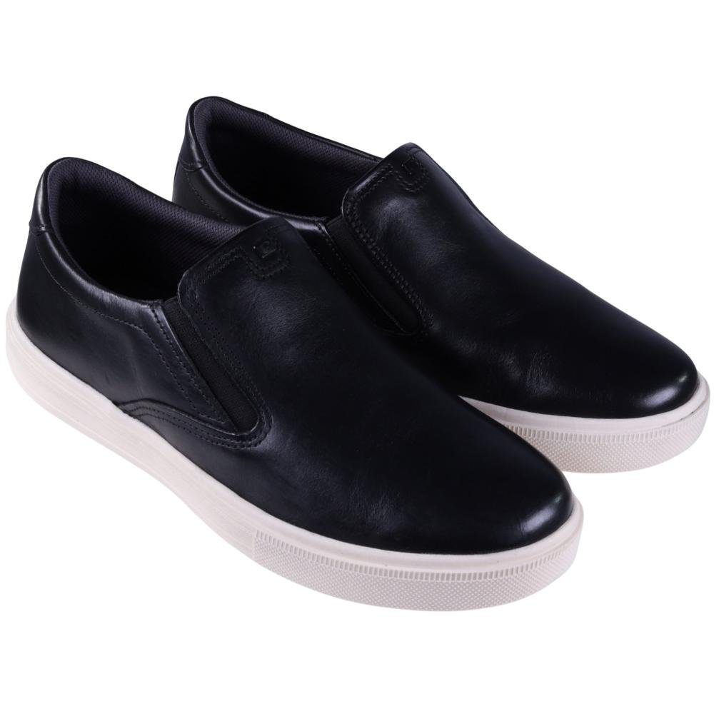 Sapatênis Masculino Pegada Slip On 111509 Preto Preto 2
