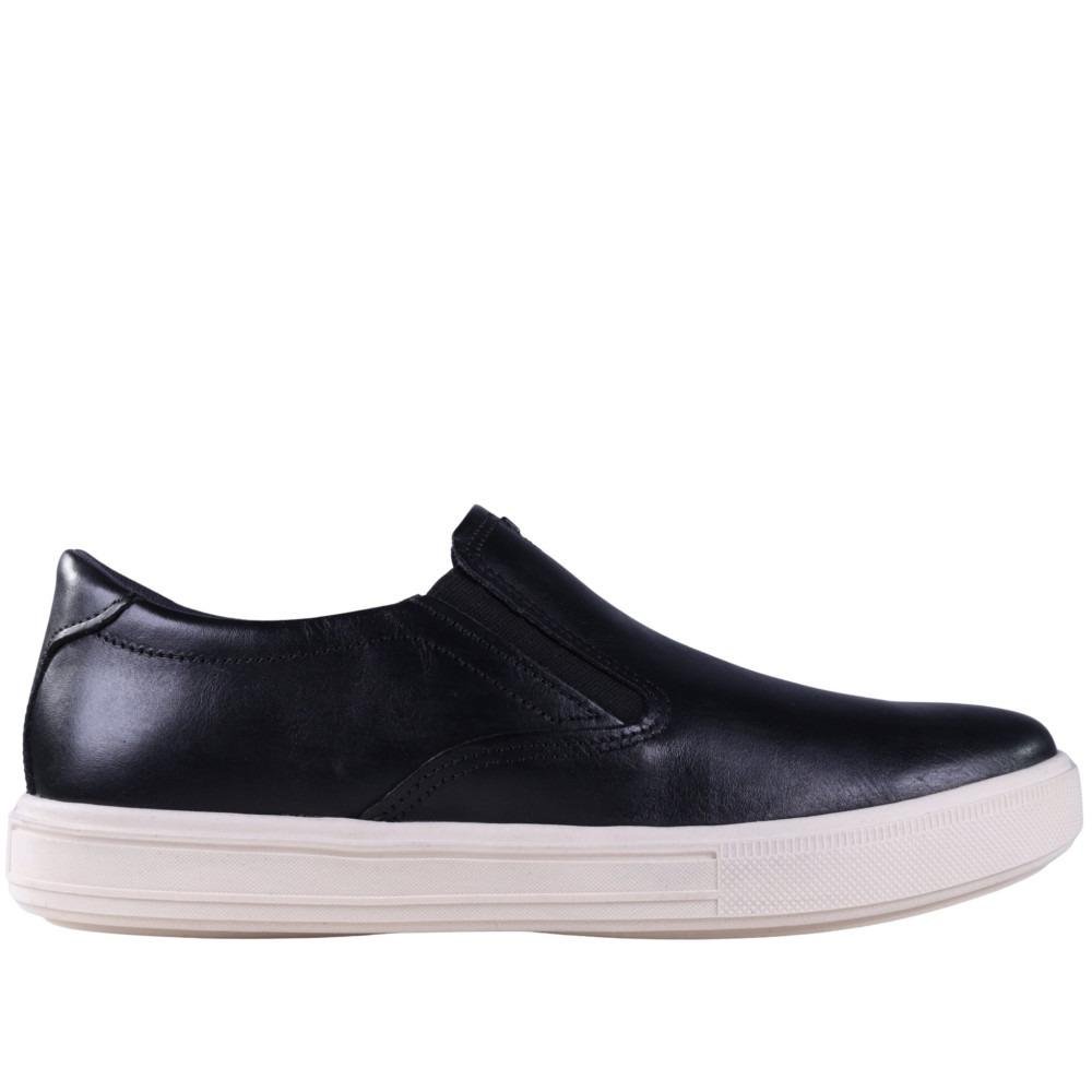 Sapatênis Masculino Pegada Slip On 111509 Preto Preto 9