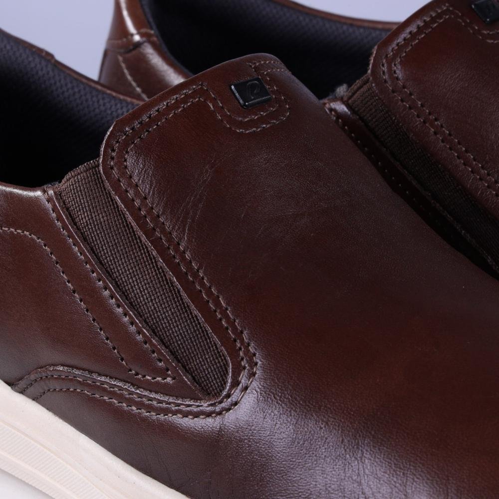 Sapatênis Masculino Pegada Slip On 111509 Marrom Marrom 3